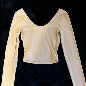 Lululemon Beige Long Sleeve